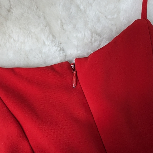 Badgley Mischka Odessa Red Gown EUC - Picture 4 of 7